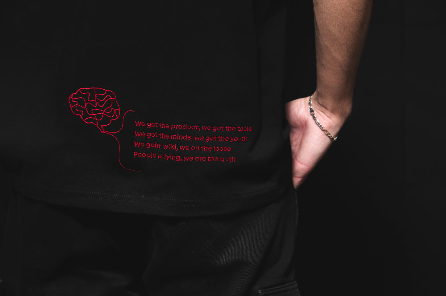 "Statement" Black Oversized T-shirt