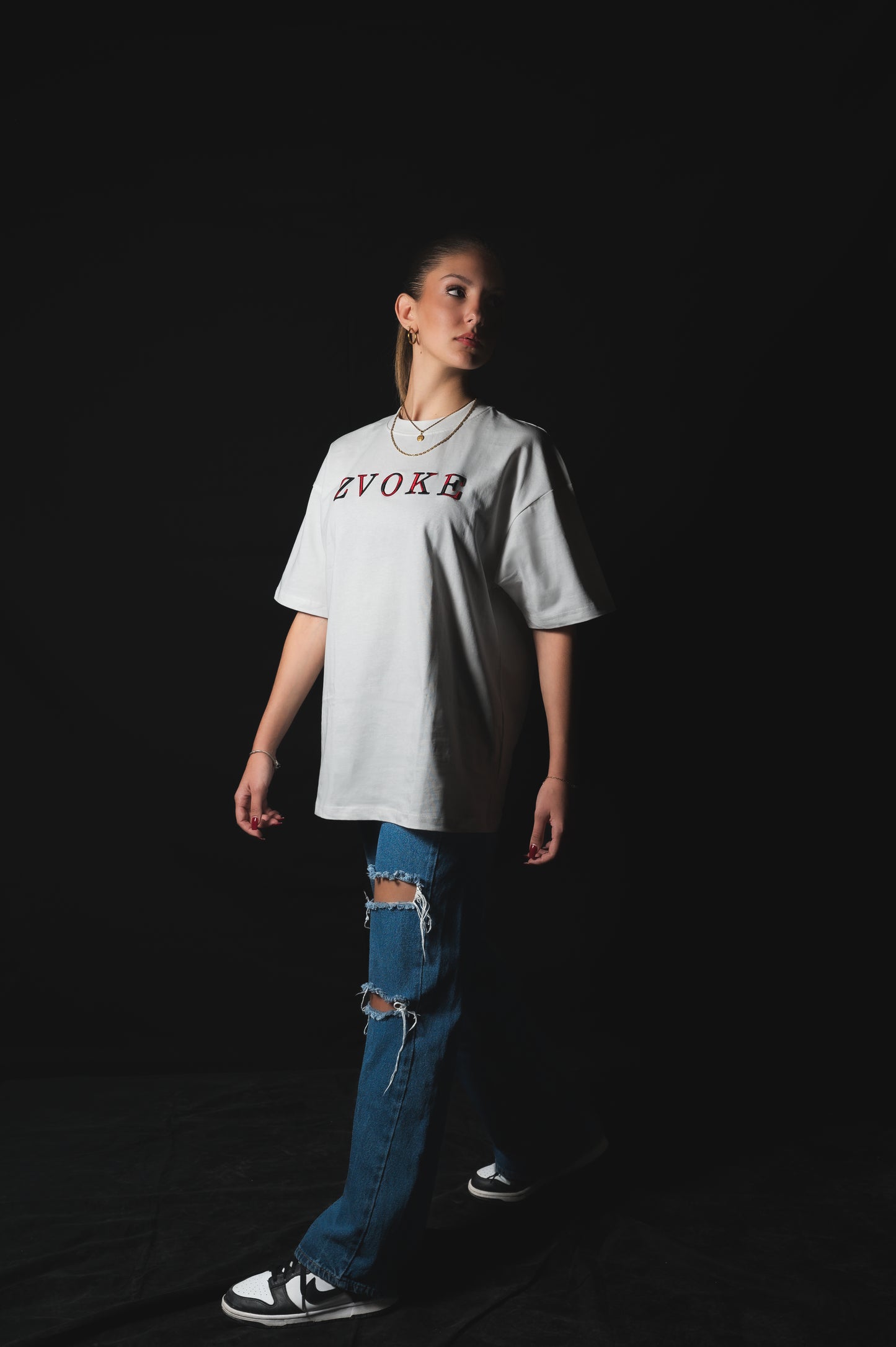 "Statement" White Oversized T-shirt