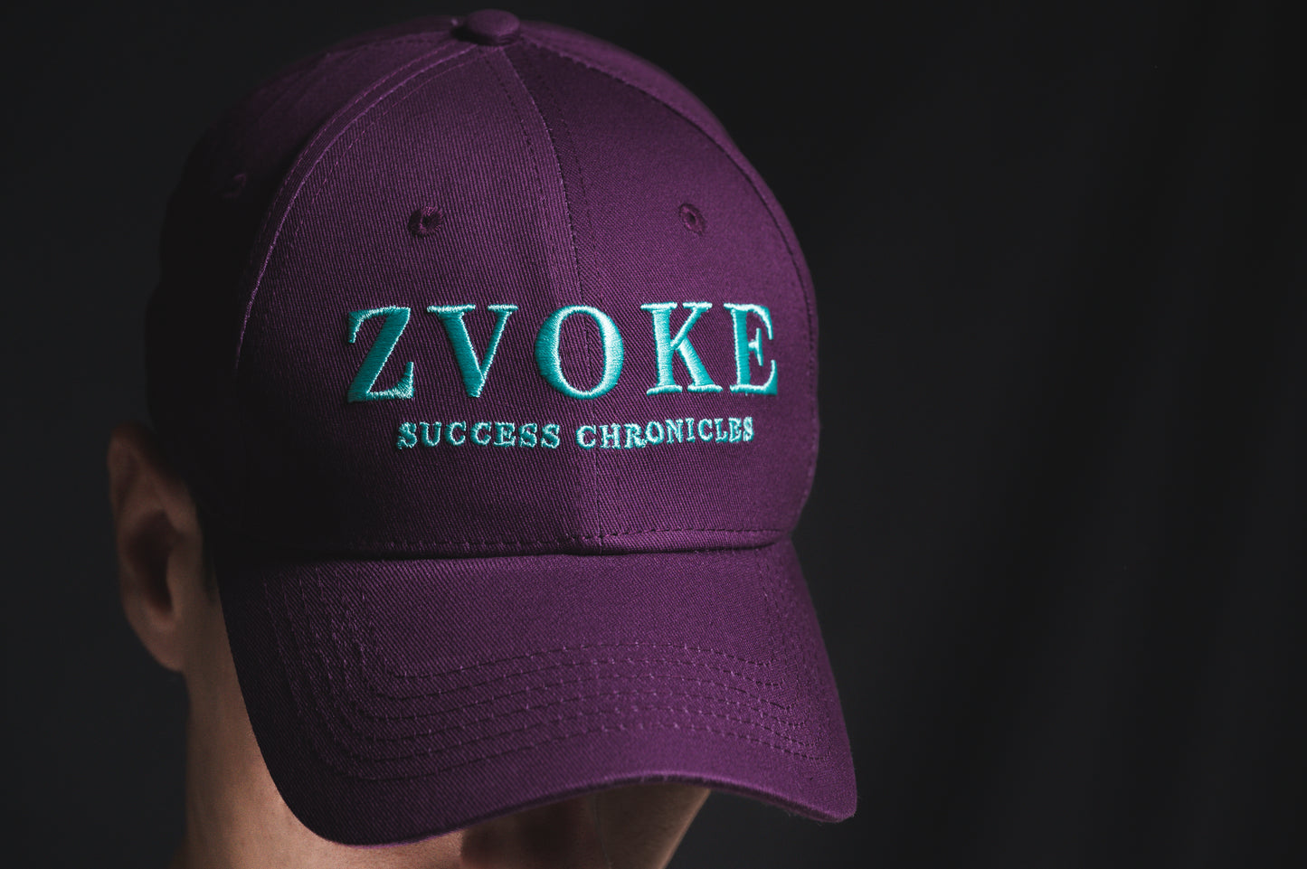 "Moto" Purple Baseball Cap