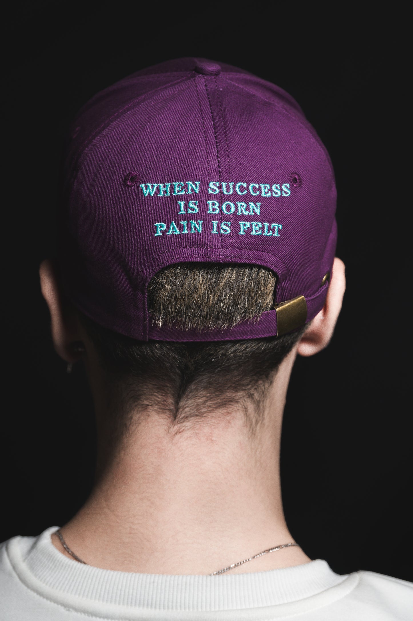 "Moto" Purple Baseball Cap
