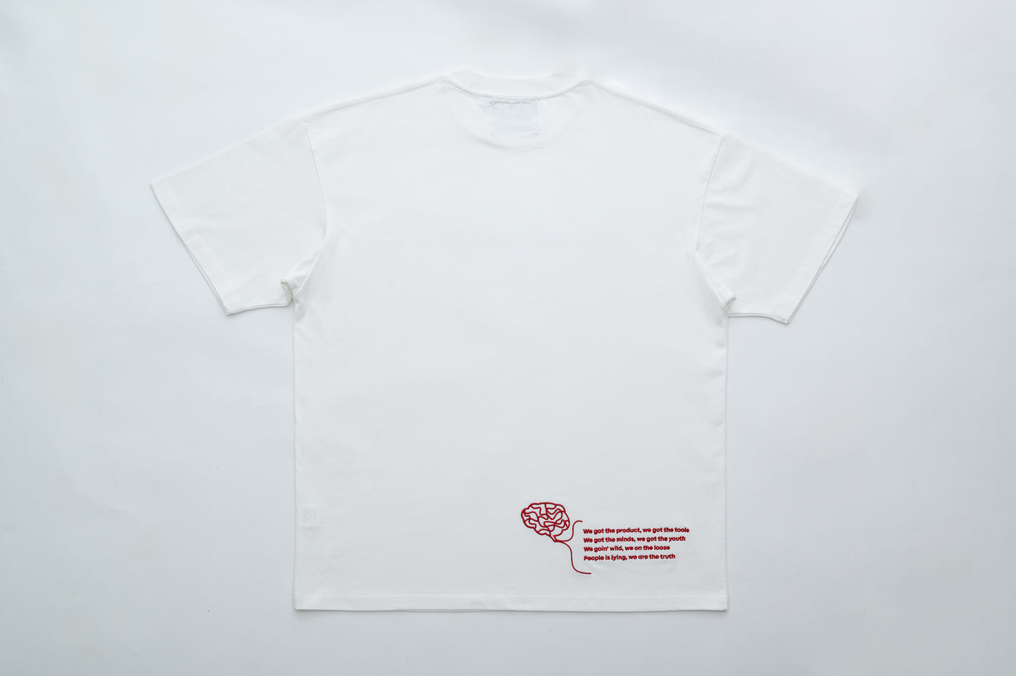 "Statement" White Oversized T-shirt