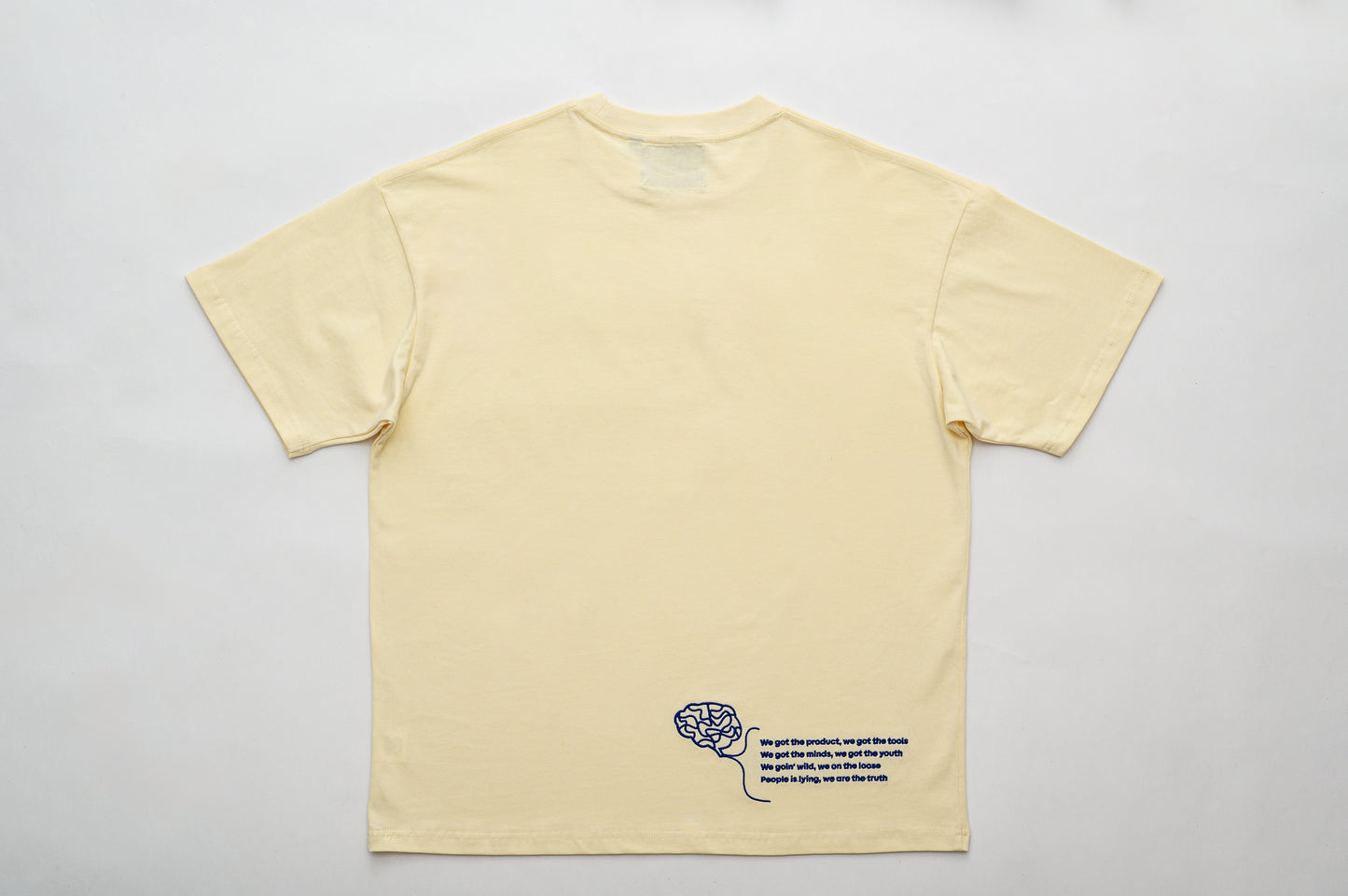 "Statement" Beige Oversized T-shirt