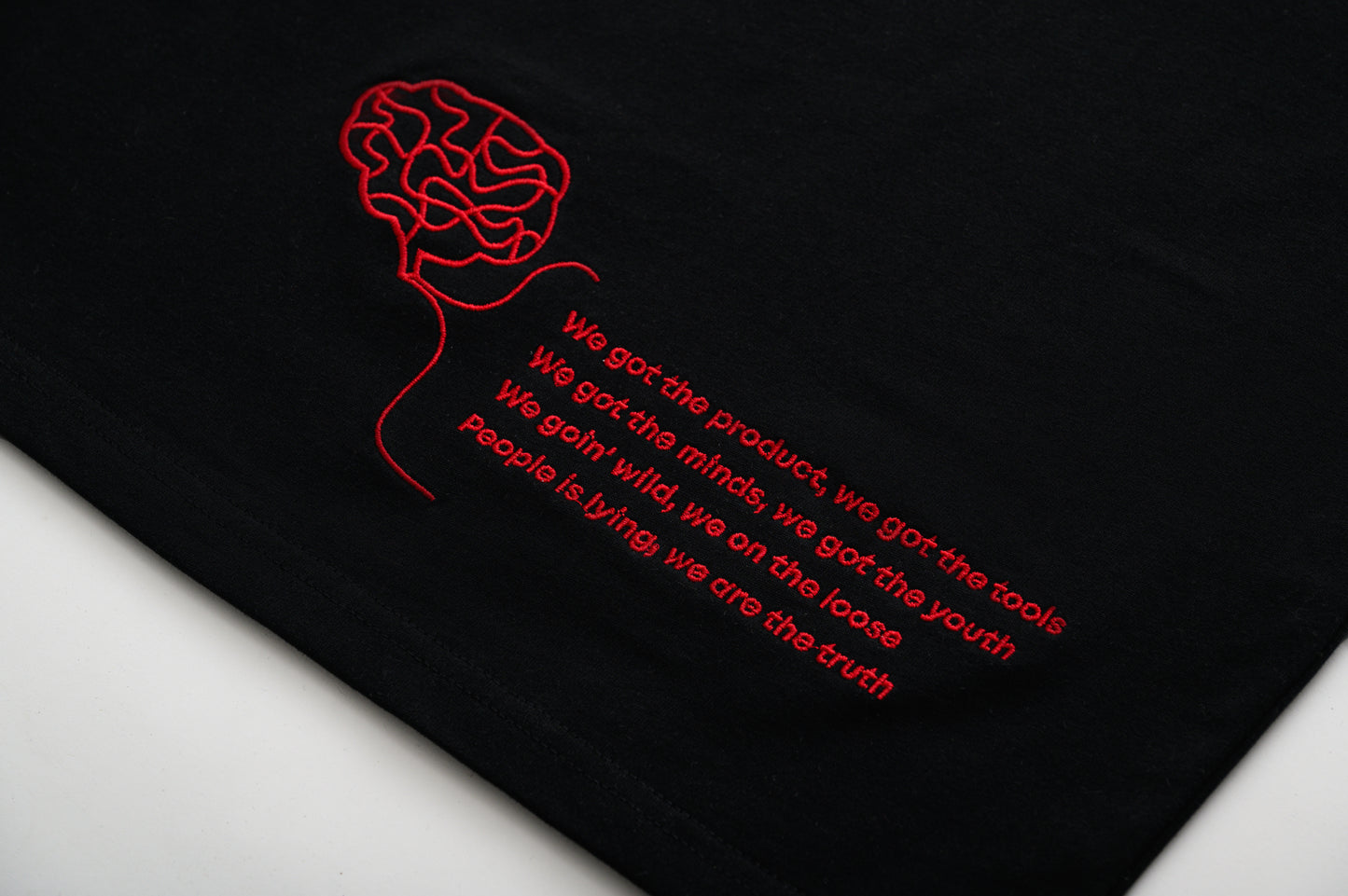 "Statement" Black Oversized T-shirt